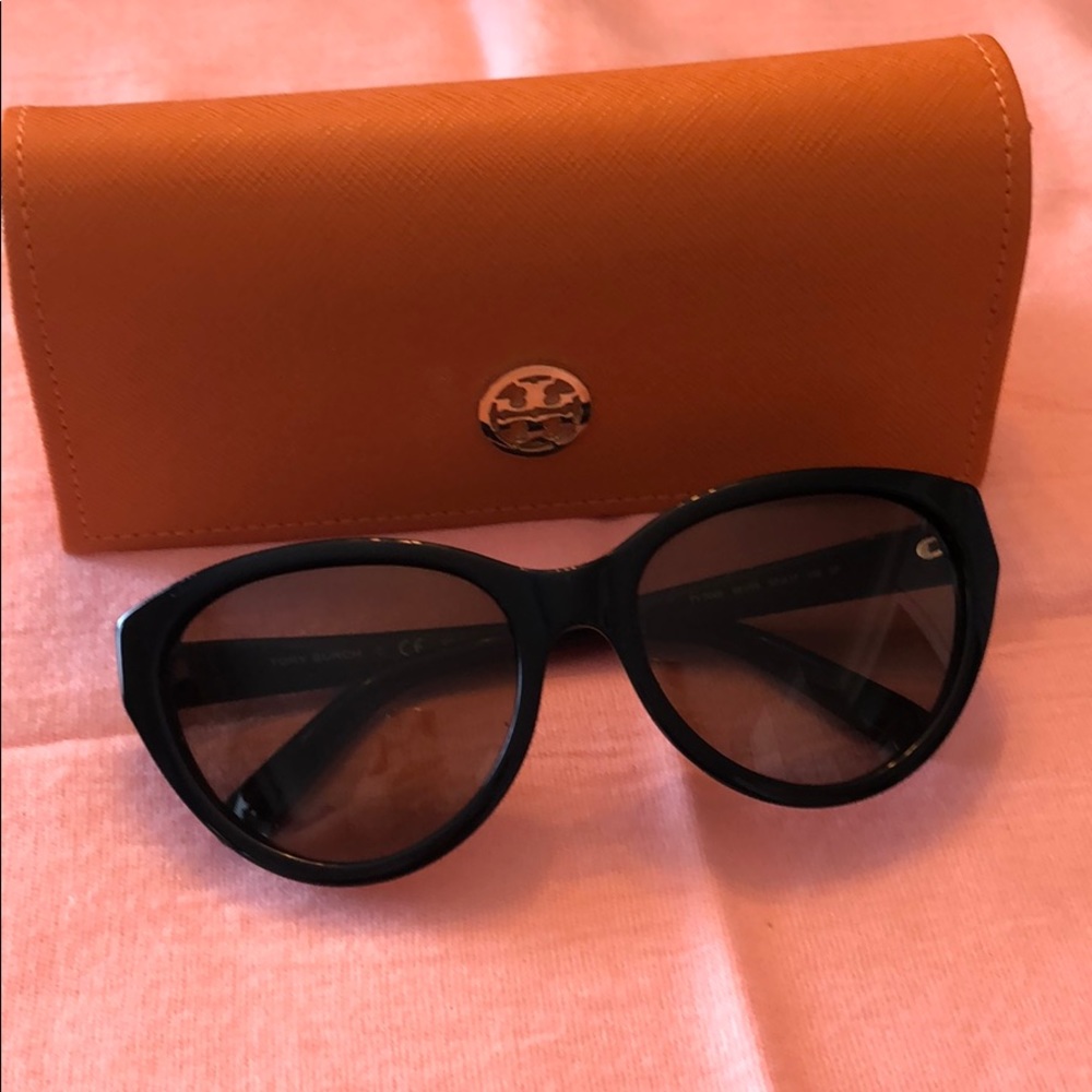 Black and gold Tory Burch Sunglasses